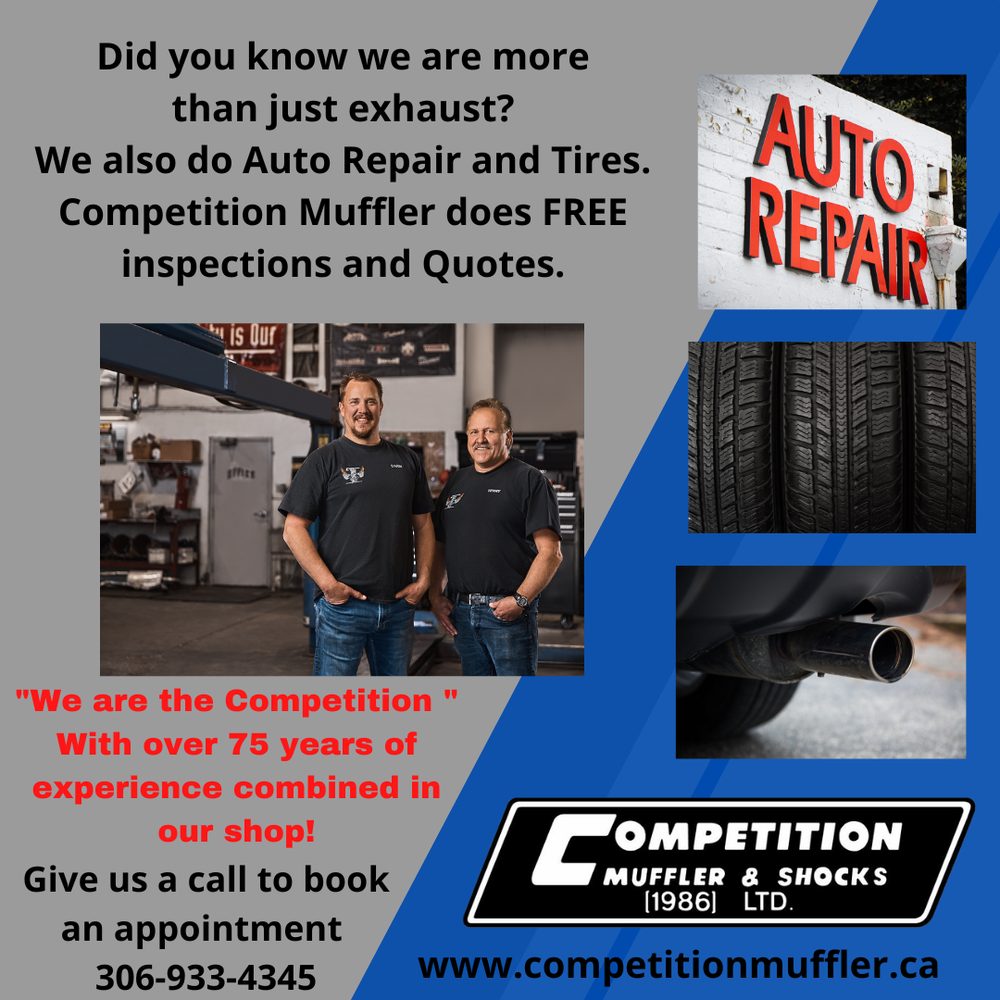 COMPETITION MUFFLER & SHOCKS 1986 Updated September 2024 2518