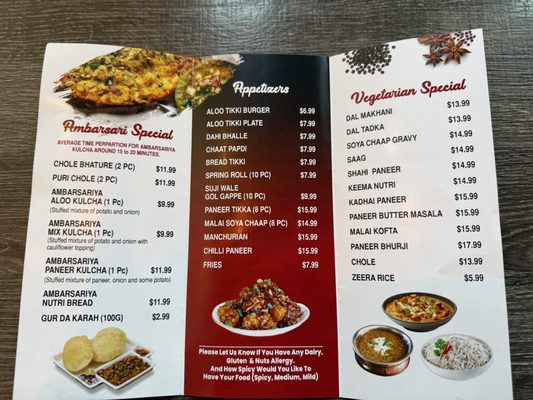 Menu photo 1 Ambarsariya Kitchen + Grill Calgary, AB