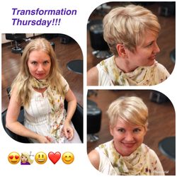 Salon 508 - Less hair- people stare! Sassy Pixie!