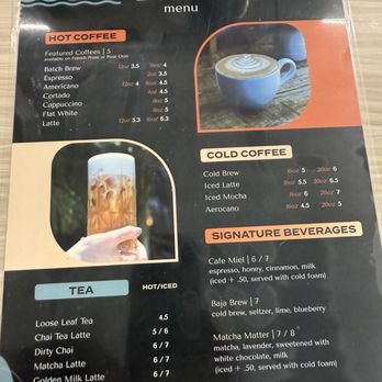 Common Grounds Brew & Roastery - Drink menu - Coffee & Tea Near Me - Lake Worth, Florida