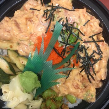 Sushi Time - Spicy salmon poke bowl - Sushi Bars Near Me - Boston, Massachusetts