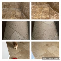 Elite Floor & Furniture Cleaning - Before (L) After (R)