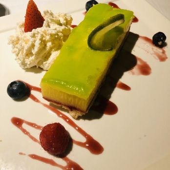 PB Catch - Key lime raspberry Tart - Seafood Near Me - Palm Beach, Florida