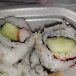 Elite Buffet - California rolls without avocado.