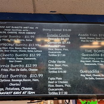 Nina’s Taqueria - Menu as of January 2025 - Tacos Near Me - Cameron Park, California Nina’s Taqueria - Menu as of January 2025 - Tacos Near Me - Cameron Park, California