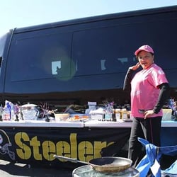 Fays Transportation & Concierge - Getting ready for our tailgating party
