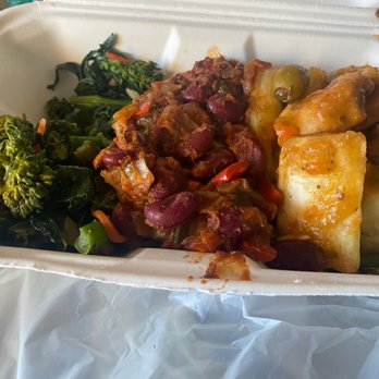 MONA Kitchen & Market - Yucca, bean chili, broccoli rabe- eh okay - Coffee & Tea Near Me - New York, New York MONA Kitchen & Market - Yucca, bean chili, broccoli rabe- eh okay - Coffee & Tea Near Me - New York, New York