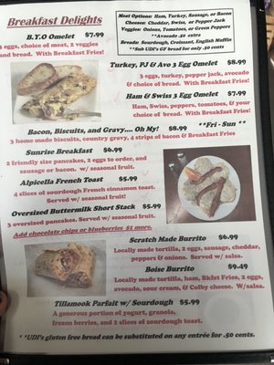 Menu photo 8 Alchemist Coffee Roasting Co Boise, ID