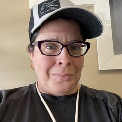 Allyn H Jacobson, OD - Me in my new pair of eye glasses.