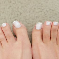 Royal Nail Spa - Now my toes don't look as cute as the picture, but my nail tech, Anna, made the color as close as she could based on  a Pinterest pic
