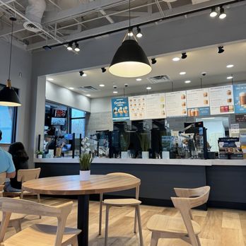 Caribou Coffee - the interior of a coffee shop - Coffee & Tea Near Me - Milton, Georgia