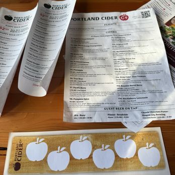 Portland Cider - Menu and cider flight sheet - Cideries Near Me - Clackamas, Oregon Portland Cider - Menu and cider flight sheet - Cideries Near Me - Clackamas, Oregon