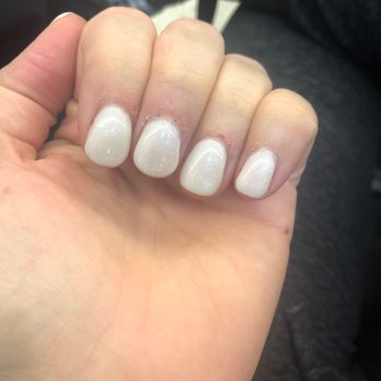 Happy Nails & Spa - Horrible manicure and butchered cuticles - Nail Salons Near Me - Ludlow, Massachusetts