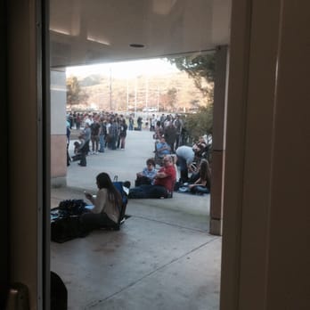 West Hills High School - Cheer parents waiting to get into District Championships 3 hours before doors open. I thought I was at Best Buy on Black Friday - Middle Schools & High Schools Near Me - Santee, California