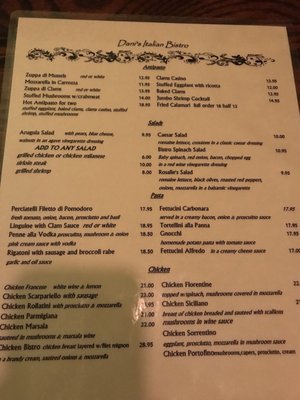 Menu photo 2 Dani's Italian Bistro Staten Island, NY