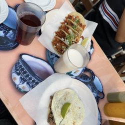 El Trompo Taco Bar - Al pastor tacos, beef quesadilla, jamaica, horchata