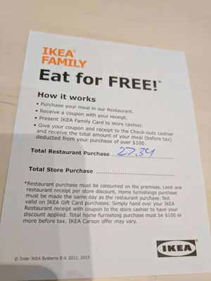 Menu photo 8 IKEA Restaurant Las Vegas, NV