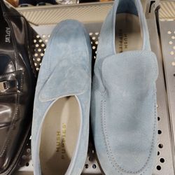 Goodwill Thrift Store & Donation Center - Literally men's blue suede shoes for sale!