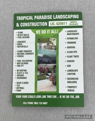 Tropical Paradise Landscaping on Yelp