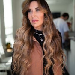 That Hair Salon--FHD - Full balayage and tip out with extensions