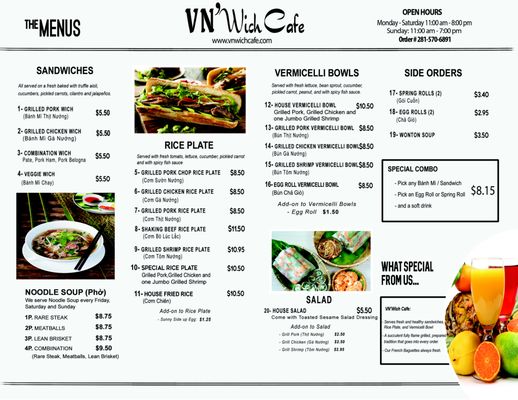Menu photo 7 Vnwich Cafe Kingwood, TX Menu photo 7 Vnwich Cafe Kingwood, TX