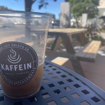 Kaffein Coffee - Nice outdoor patio. - Coffee & Tea Near Me - San Luis Obispo, California
