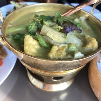 Sampannee Thai - Green Curry was too spicy for me to eat - Thai Near Me - Washington, DC, District of Columbia