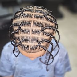 Stitch Cornrows for Kids.