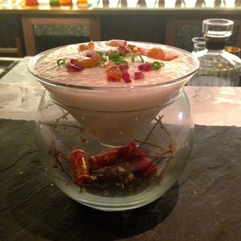The Woods - This was called carrot cake. My tablemate swore it tasted like carrot but to me I just tasted dried shrimp. - Cocktail Bars Near Me - Hong Kong, HK