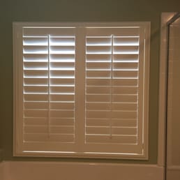 Shutters in our bathroom