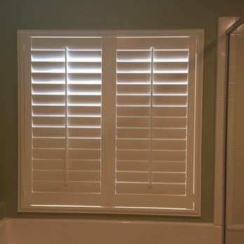 Awesome Blinds & Shutters - Shutters in our bathroom - Shades & Blinds Near Me