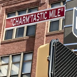 The Charm'tastic Mile Sign in Dwtn-West. The Charm'tastic Mile Sign in Dwtn-West.