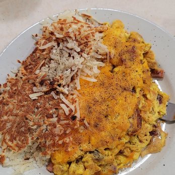 Lux Cafe - Meat lovers omlette. - Breakfast & Brunch Near Me - Battle Creek, Michigan Lux Cafe - Meat lovers omlette. - Breakfast & Brunch Near Me - Battle Creek, Michigan