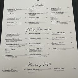 Baleares - Menu
