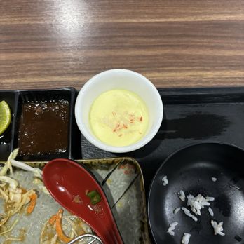 Miso - Emptied the plate, wasn't a fan of the steamed egg - Japanese Near Me - Annandale, Virginia