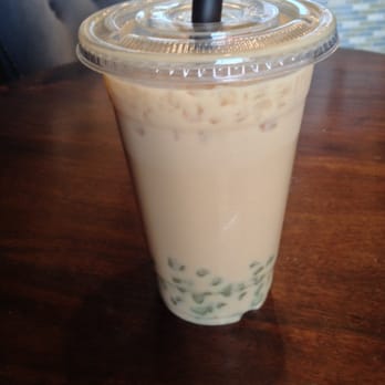 Roasting Water - Milk tea with pom poms - Coffee & Tea Near Me - Westminster, California