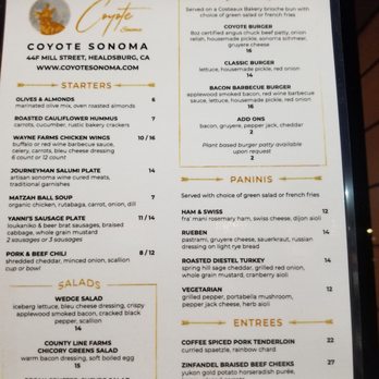 Coyote Sonoma - Wine Bars Near Me - Healdsburg, California Coyote Sonoma - Wine Bars Near Me - Healdsburg, California