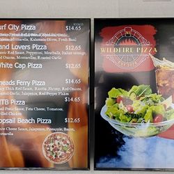 Wildfire Pizza - Menu
