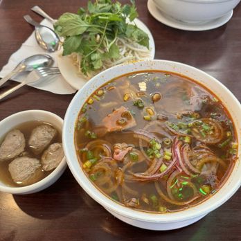 Pho Que Huong - Spicy combination pho - Vietnamese Near Me - Plano, Texas