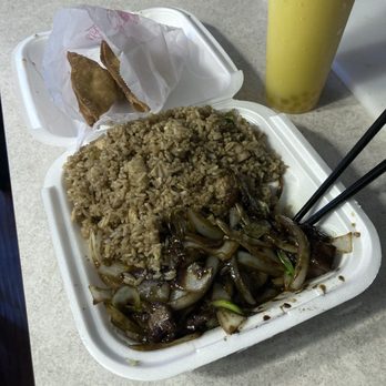 Lucky Bamboo Asian Cuisine - Mongolian Beef, Mango smoothie with mango popping boba, Crab rangoon - Chinese Near Me - Plainfield, Illinois Lucky Bamboo Asian Cuisine - Mongolian Beef, Mango smoothie with mango popping boba, Crab rangoon - Chinese Near Me - Plainfield, Illinois