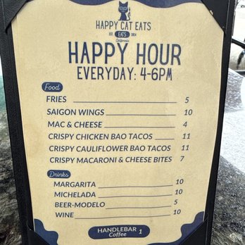 Happy Cat Eats - Everyday happy hour 4-6PM - Burgers Near Me - Santa Barbara, California