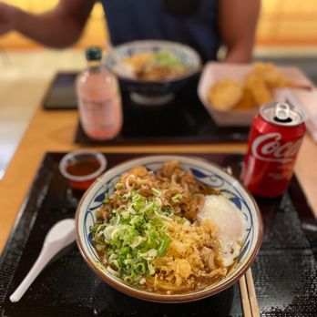 Marugame Udon - a bowl of ramen and a can of soda - Japanese Near Me - Costa Mesa, California Marugame Udon - a bowl of ramen and a can of soda - Japanese Near Me - Costa Mesa, California