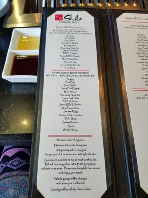 Menu photo 6 Shila Korean BBQ Clovis, CA