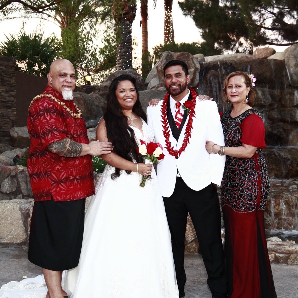 Ten Bridal - Grateful parents with newlyweds - Bridal Near Me - Henderson, Nevada
