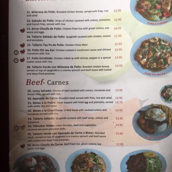Aji Limon - Menu as of 10/31/16 - Peruvian Near Me - Buena Park, California Aji Limon - Menu as of 10/31/16 - Peruvian Near Me - Buena Park, California