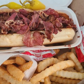 Frosty King - Pastrami sandwich Med. combo. June 2023. $16.00 It was fire. The price was a little bit dramatic. - Fast Food Near Me - Bakersfield, California