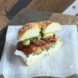 Kitchen sink bagel sando Kitchen sink bagel sando