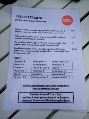 Menu photo 2 Blood Orange Hawthorn East, VIC Menu photo 2 Blood Orange Hawthorn East, VIC