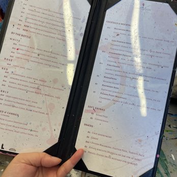 Wine & Design - Menu: drinks and snacks - Paint & Sip Near Me - Madison, Wisconsin