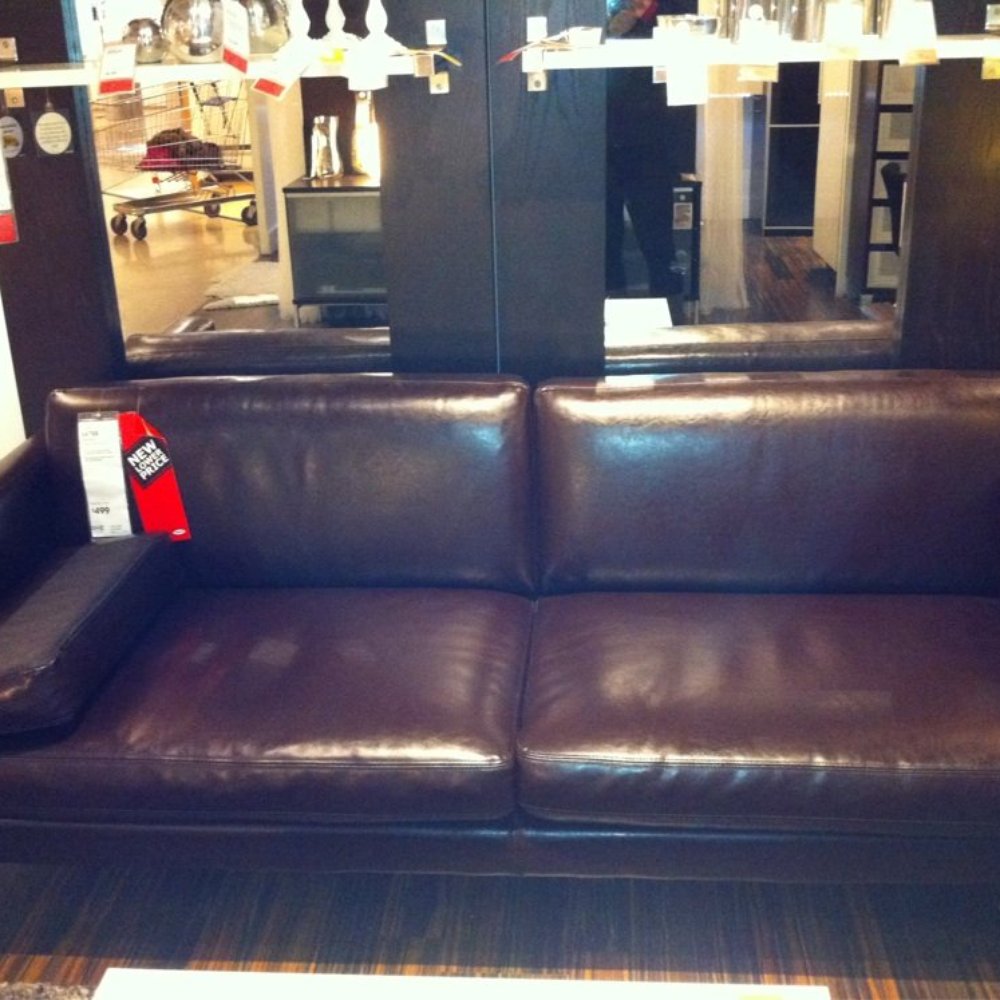 Ikea - Leather couch display - Furniture Stores Near Me - Coquitlam, British Columbia Ikea - Leather couch display - Furniture Stores Near Me - Coquitlam, British Columbia